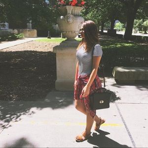 Black and White Striped Dress